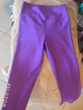 Peloton Bright Purple High-Waist Leggings